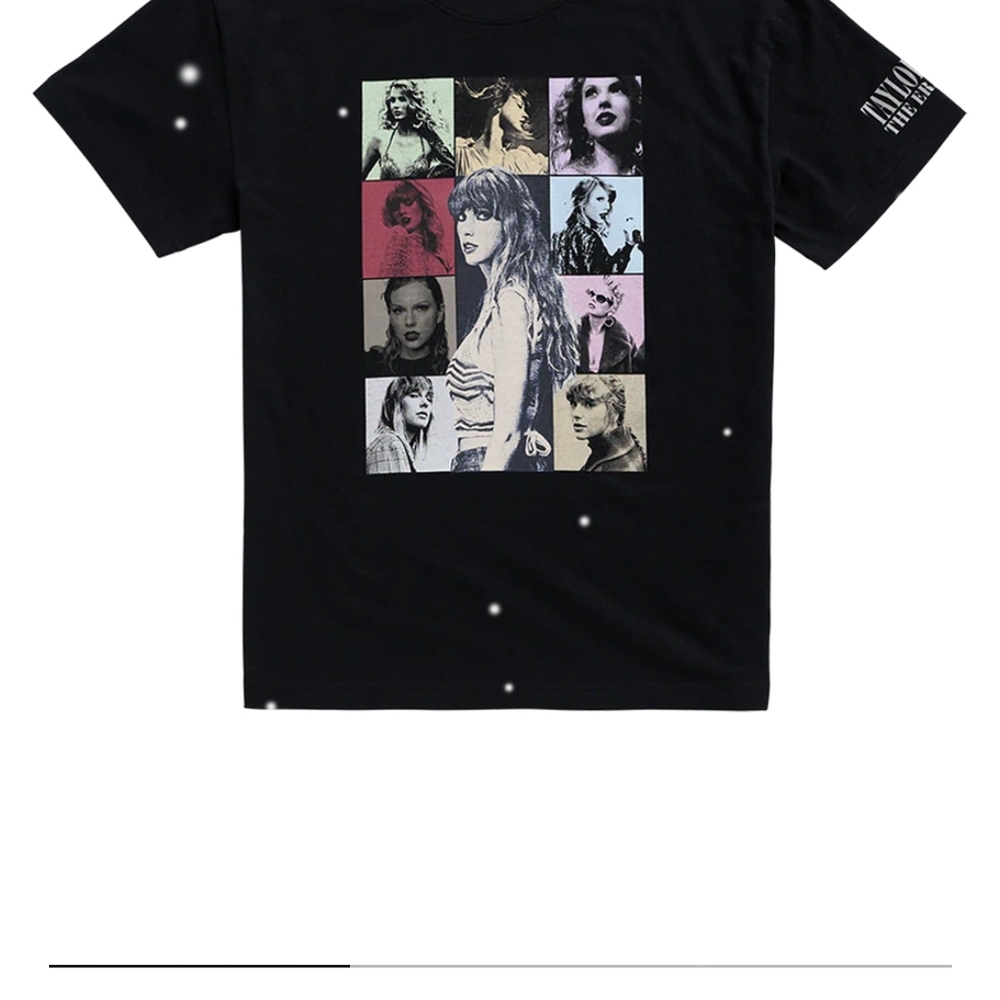 Taylor Swift Eras Tour Black T shirt in Size Medium Exclusive Merch